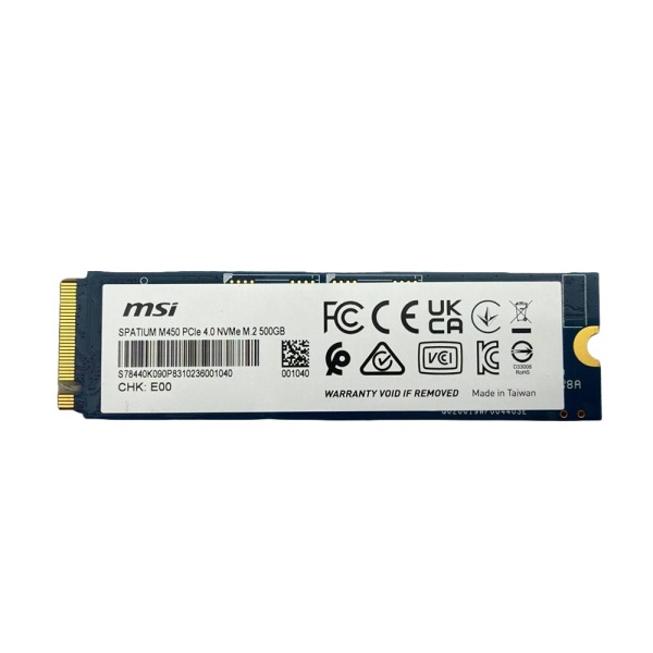 Накопитель SSD M.2 500GB MSI SPATIUM M450 S78-440K220-P83 Б/у