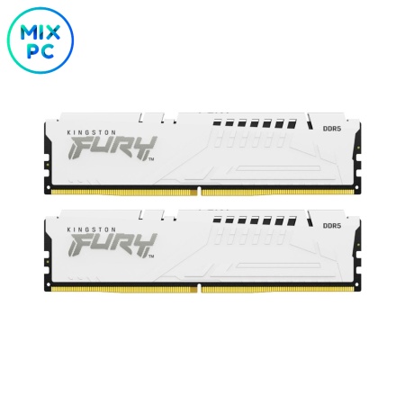 Оперативная память DDR5 64GB (2x32GB) 5600MHz CL40 Kingston Fury Beast White