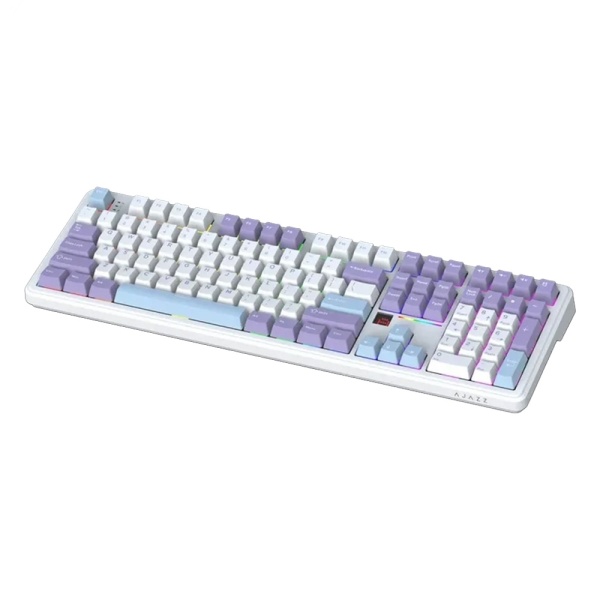 Игровая механическая клавиатура AJAZZ AK108 White AK108-FV1