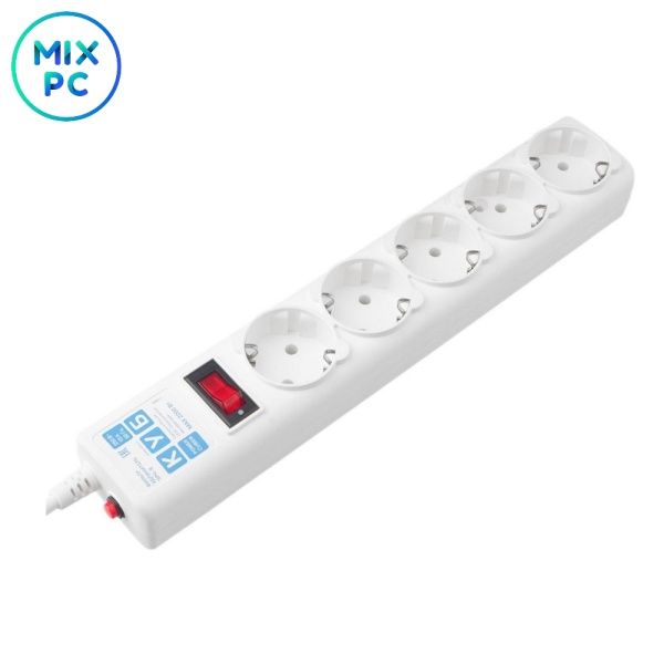 Сетевой фильтр Powercube SPG-B-15-WHITE 5м 5 розеток белый