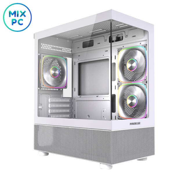 Корпус Powercase Vision Micro M2 ARGB White
