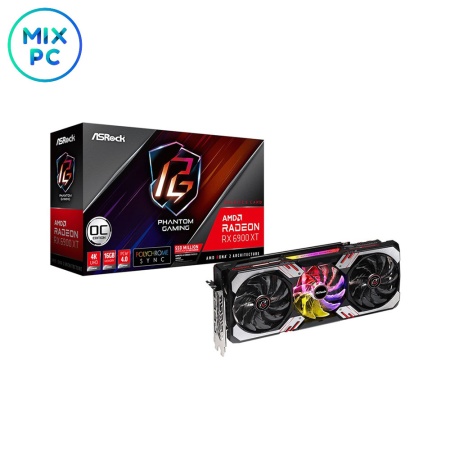 Видеокарта RX6900XT 16GB ASRock Phantom Gaming D OC RX6900XT PGD 16GO