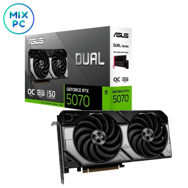 Видеокарта RTX 5070 12GB ASUS DUAL OC