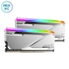 Оперативная память DDR5 32GB (2x16GB) 6400MHz CL32 Netac Z RGB Silver