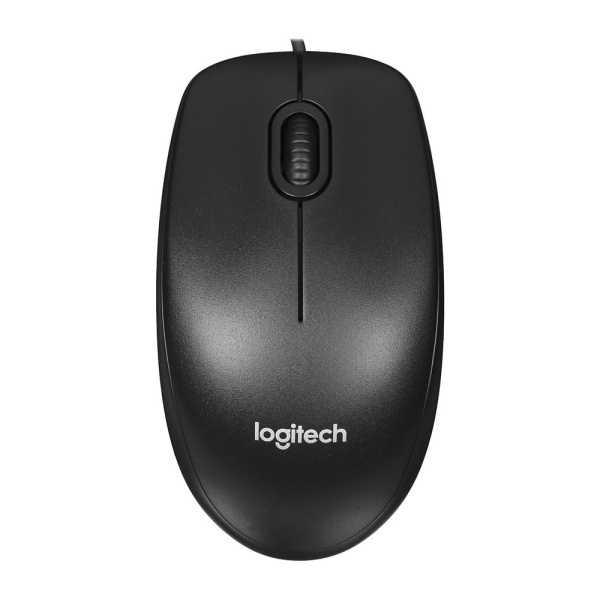Мышь проводная Logitech M100/100R Dark Grey