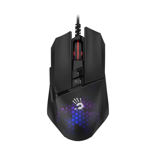 Игровая проводная мышь A4Tech Bloody W65 MAX MINI HONEYCOMB Black