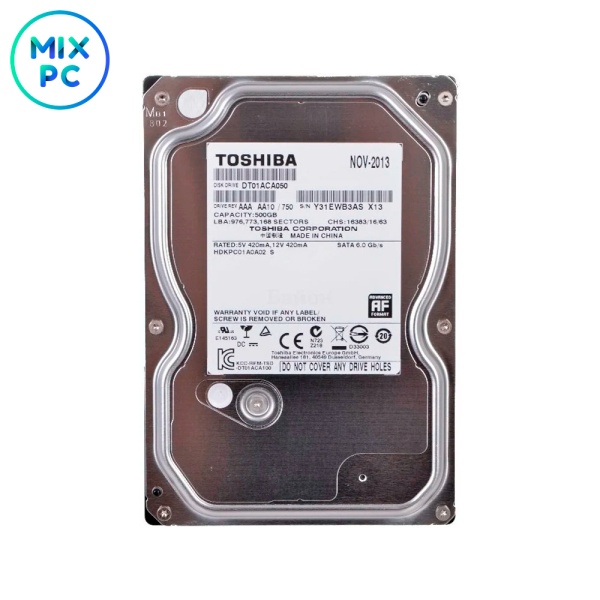 Накопитель HDD 3.5" 500GB Toshiba DT01ACA050 Б/у