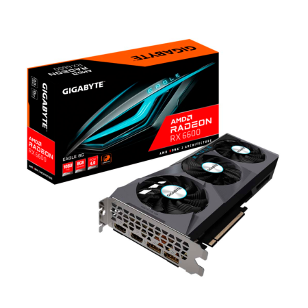 Видеокарта RX 6600 8Gb Gigabyte GV-R66EAGLE-8GD