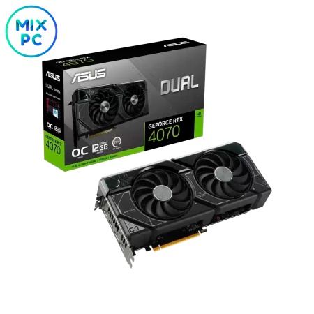 Видеокарта RTX4070 12Gb ASUS DUAL OC DUAL-RTX4070-O12G