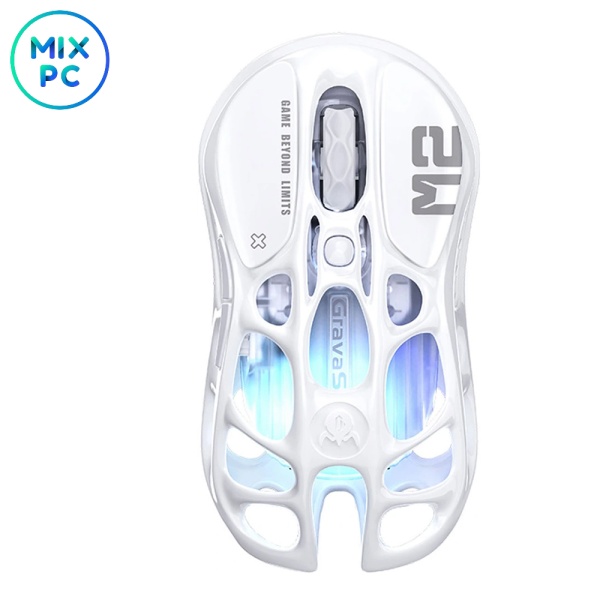 Мышь беспроводная GravaStar Mercury M2 White