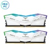 Оперативная память DDR5 64GB (2x32GB) 6000MHz CL38 TEAM GROUP T-Force Delta RGB White