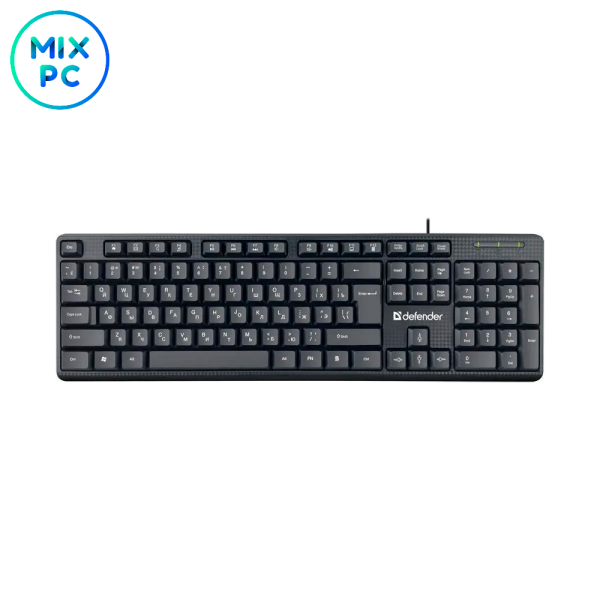 Клавиатура проводная Defender DAILY HB-162 Black