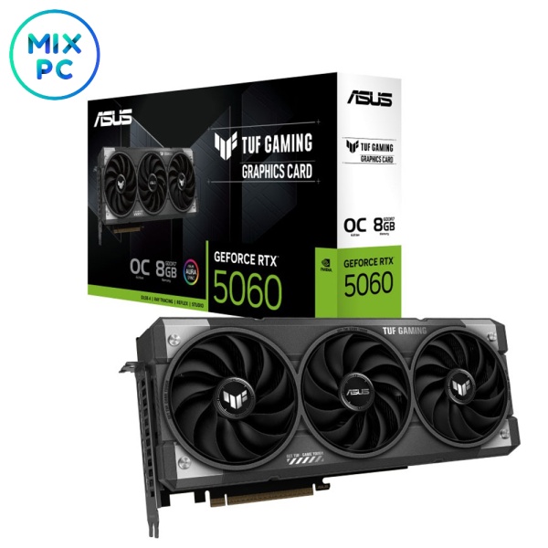Видеокарта RTX 5060 8GB ASUS TUF Gaming OC TUF-RTX5060-O8G-GAMING