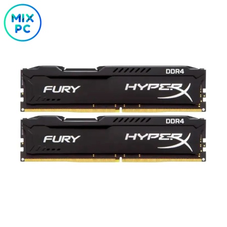 Оперативная память DDR4 16GB (2x8GB) 3200MHz Kingston HyperX FURY Black  Б.У.