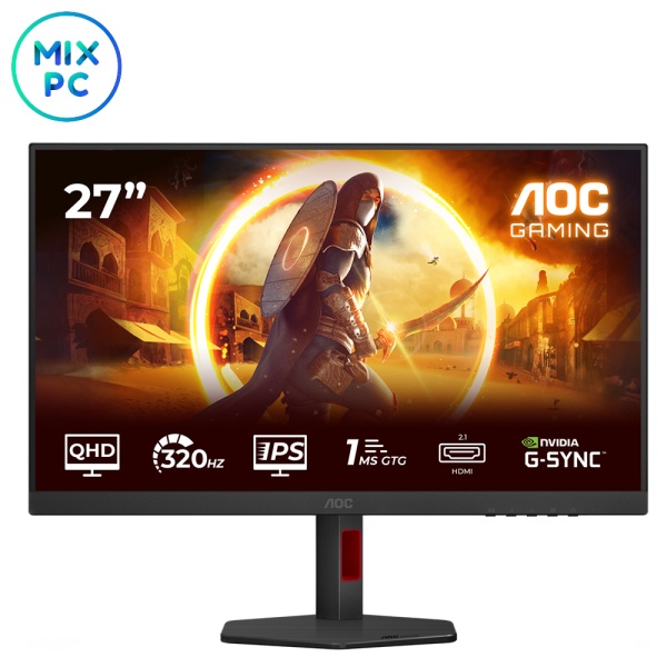 Монитор 27" AOC Q27G4SRU 2560x1440, IPS, 320 Гц