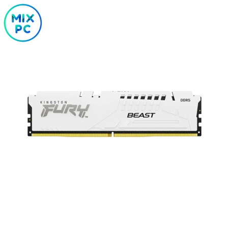 Модуль памяти DDR5 16GB 5200MHz Kingston Fury Beast White