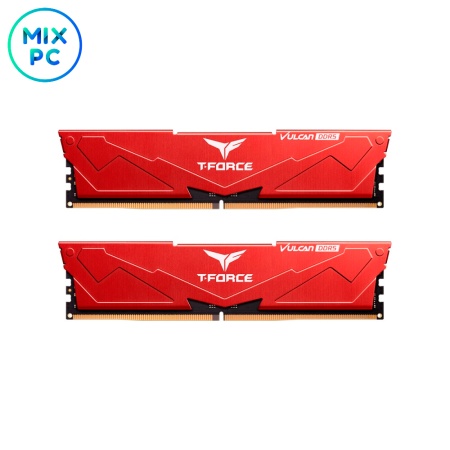 Оперативная память DDR5 64GB (2x32GB) 5600MHz Team Group T-Force Vulcan Red