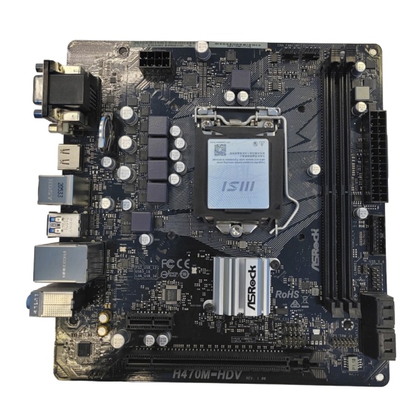 Материнская плата LGA1200 ASRock H470M-HDV Б/у