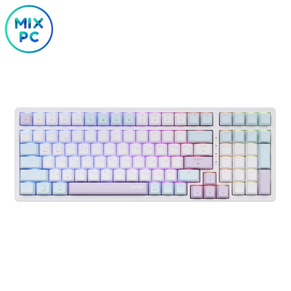 Игровая механическая клавиатура Acer OKW304 White