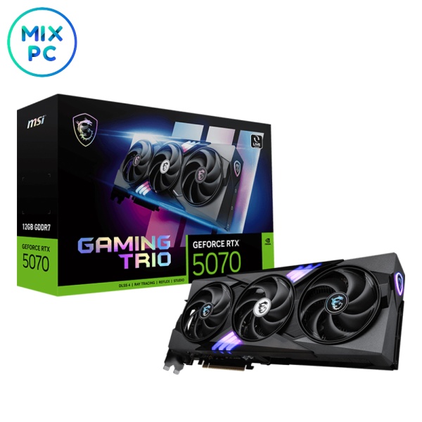 Видеокарта RTX 5070 12GB MSI GAMING TRIO