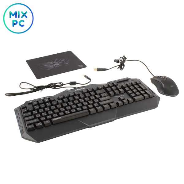 Игровой комплект клавиатура, мышь, коврик для мыши QUMO Dominator K66/M83