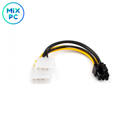 Кабель-переходник 2xMolex to PCI-E 6Pin ATCOM AT6185