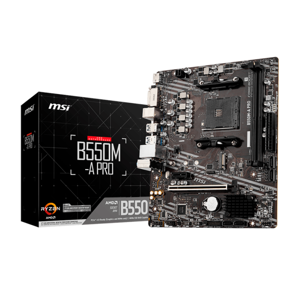 Материнская плата AM4 MSI B550M-A PRO