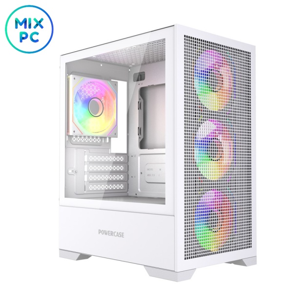 Корпус Powercase Mistral Micro BЗ15W ARGB CMMB315W-A4