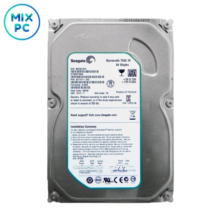 Накопитель HDD 3.5" 80GB Seagate Barracuda ST380215AS Б.У.