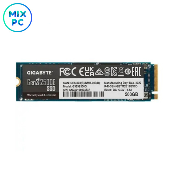 Накопитель SSD M.2 500GB Gigabyte 2500E G325E500G