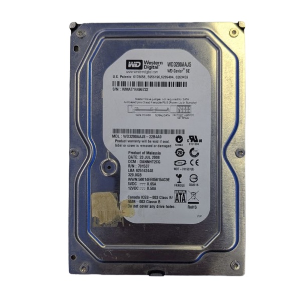 Накопитель HDD 3.5" 320GB WD Caviar Blue WD3200AAJS Б/у