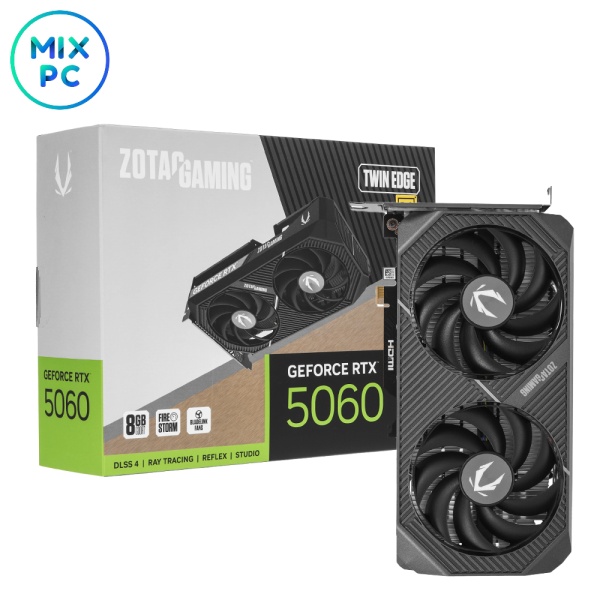 Видеокарта RTX 5060 8GB Zotac GAMING TWIN EDGE