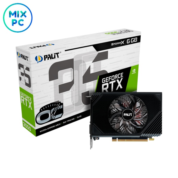 Видеокарта RTX 3050 6GB Palit StormX OC NE63050S18JE-1070F
