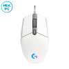 Игровая проводная мышь Logitech G102 LightSync White