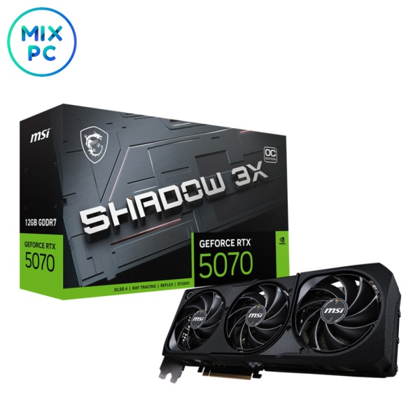 Видеокарта RTX 5070 12GB MSI SHADOW 3X OC