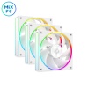 Вентиляторы ID-Cooling AF-127-ARGB-W TRIO White 120x120x27мм