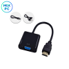 Конвертер HDMI - VGA с AUX/MicroUSB