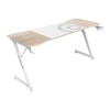 Стол компьютерный ZONE 51 TRINE 160x70 Wood/White Z51-T67-WD