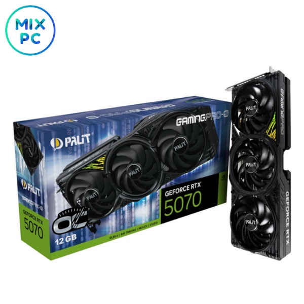 Видеокарта RTX 5070 12GB Palit GamingPro S OC NE75070T19K9-GB2050U