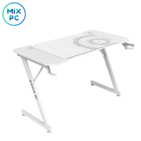 Стол компьютерный ZONE 51 TRINE 120 White Z51-T2N-WH