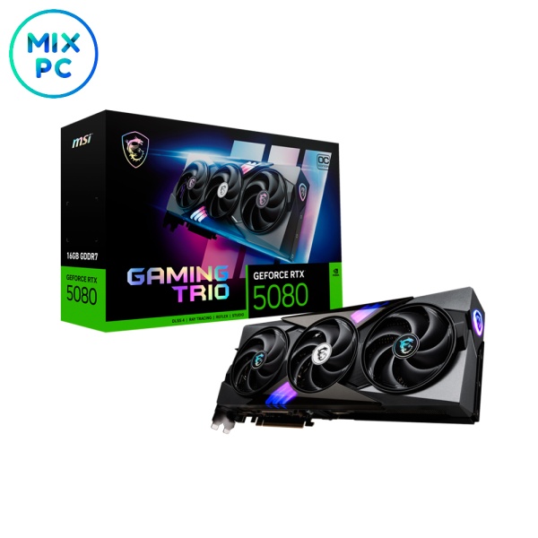 Видеокарта RTX 5080 16GB MSI GAMING TRIO OC