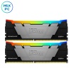 Оперативная память DDR4 16Gb (2x8Gb) 3200MHz CL16 Kingston Fury Renegade RGB KF432C16RB2AK2/16