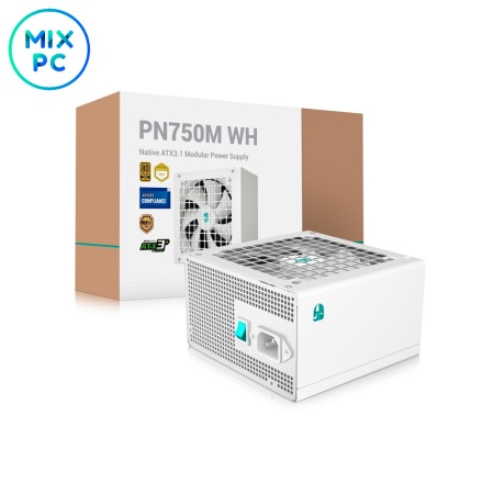 Блок питания 750W Deepcool GAMERSTORM PN750M WH 80+ Gold
