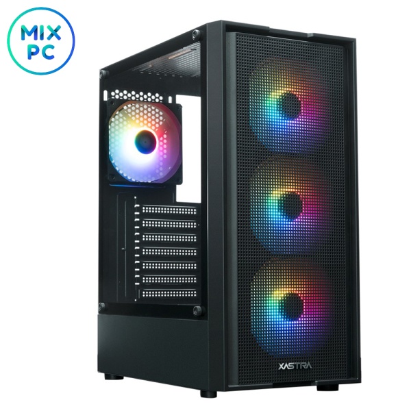 Корпус XASTRA A301 4FRGB Black