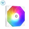 Вентилятор ID-Cooling TF-12025-PRO ARGB REVERSE WHITE 120x120x25мм