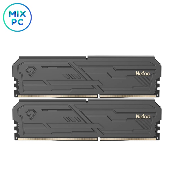 Оперативная память DDR4 16GB (2x8GB) 3200MHz CL16 Netac Shadow III Black
