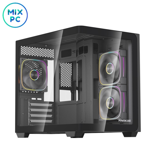 Корпус Powercase Vision Micro M5B Black