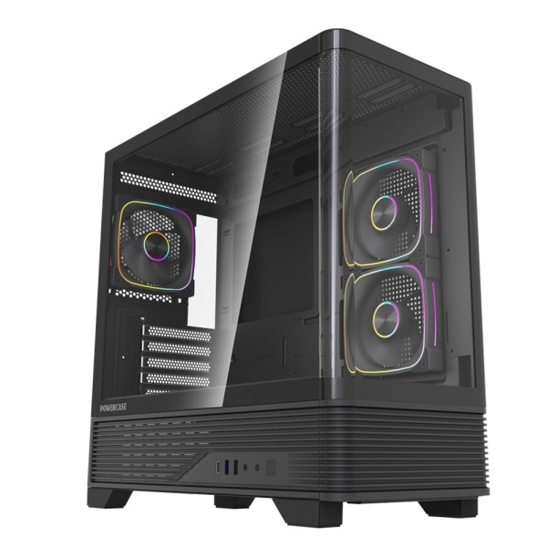 Корпус Powercase Vision Micro M6B Black