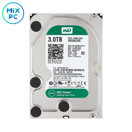 Накопитель HDD 3.5" 3TB WD Green WD30EZRX Б.У.
