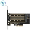 Адаптер Gembird для двух SSD M.2 (NVMe+SATA) в разъем PCI-e MF-PCIE-NVME-SATA